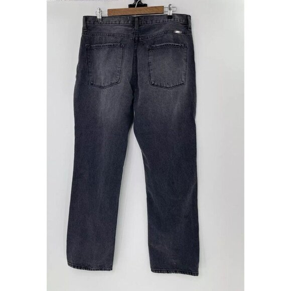 KanCan Dixon Ultra High Rise 90's Boyfriend Jeans Black/Gray Distressed Sz 15/31 - Picture 2 of 13